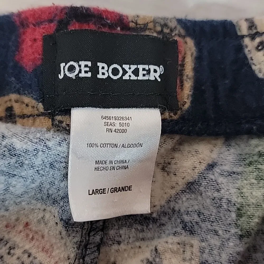 Joe Boxer Sleepwear Pants With Outdoor Destination Graphics Mens Size L